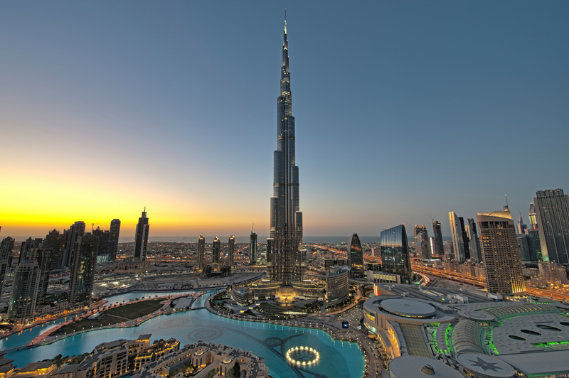 Burj Khalifa, Dubai, With Jotun
